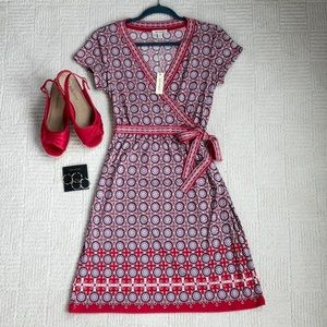 Max Studio Faux Wrap Dress NWT